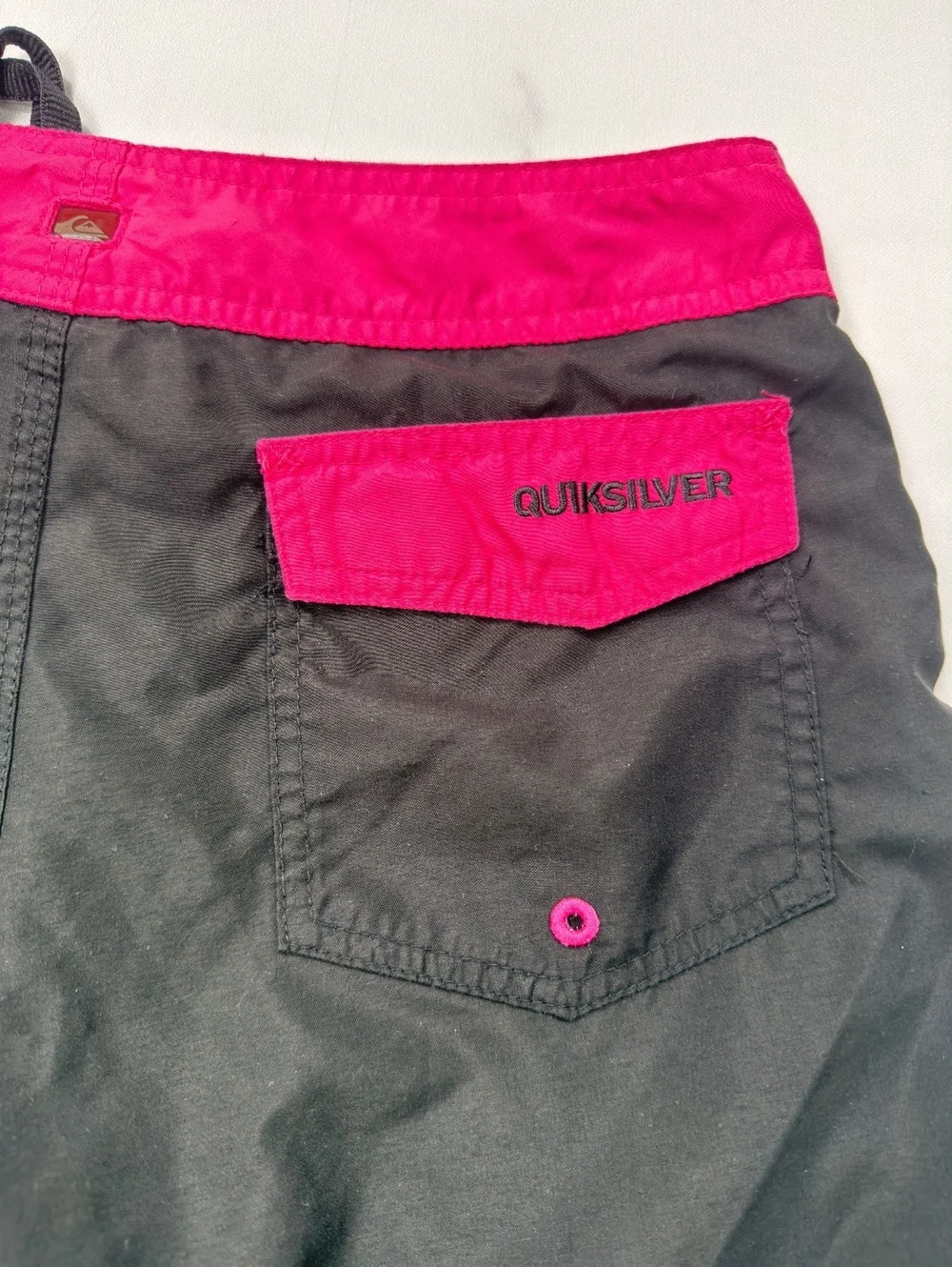 Quiksilver Board Shorts Black Pink Contrast - Boys 16/28
